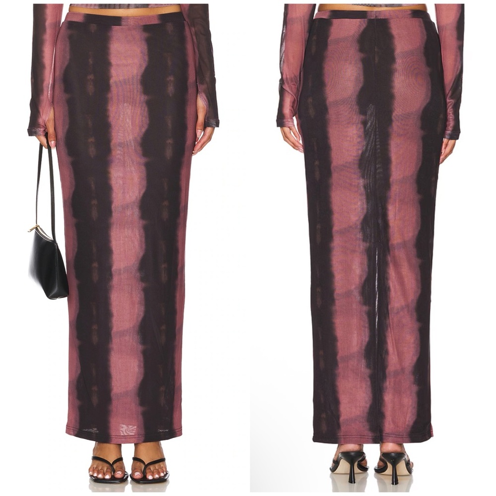 By.DYLN Maddox Maxi Skirt in Multi Size XS
